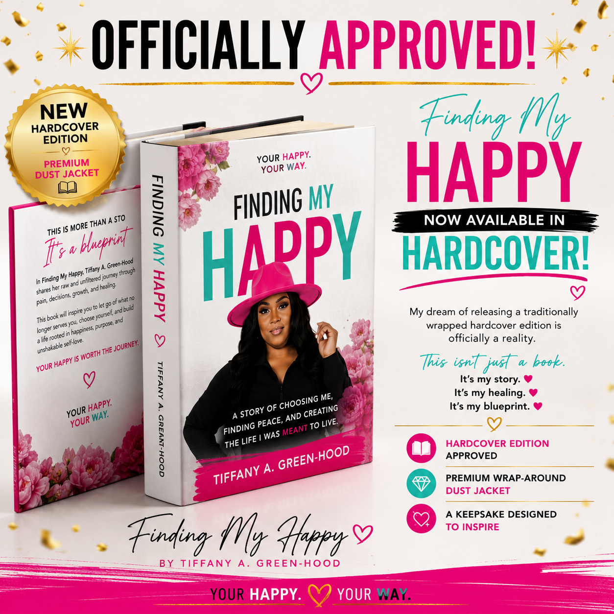 Finding My Happy (Personally Signed Hardcover)